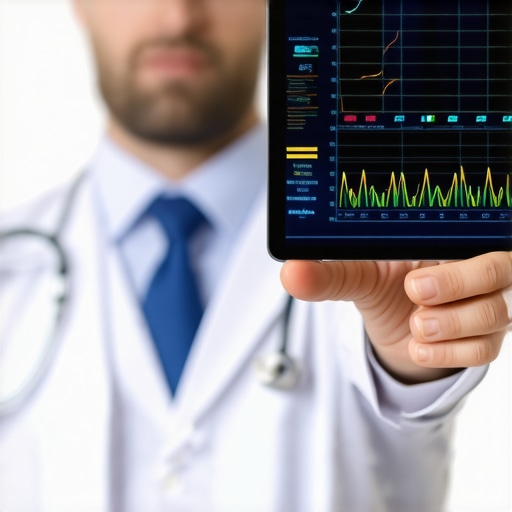 Medical professional analyzing health data for Ozempic therapy
