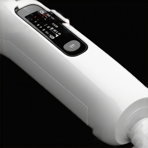 A high-tech smart injection device with digital monitor and safety locks, designed for safe weight loss treatment