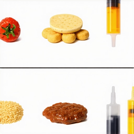 Infographic illustrating the ideal schedule for meals and injections to enhance weight loss