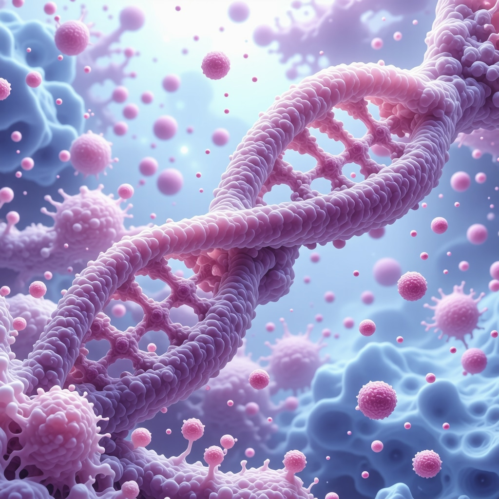 Illustration of genetic and microbiome analysis for tailored weight loss treatments