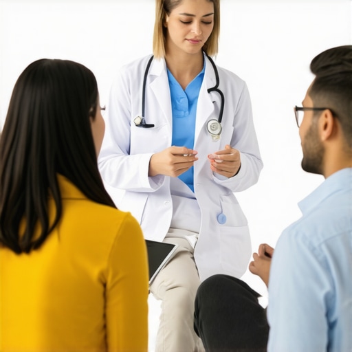 Healthcare team analyzing data and discussing injectable weight loss treatments