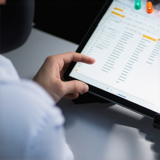 Healthcare professional analyzing pharmacogenomic data on a tablet for personalized weight loss treatment.