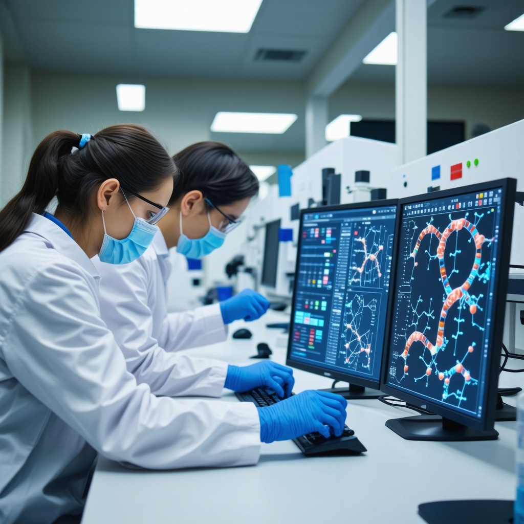 Genetic testing laboratory focusing on personalized weight loss treatment strategies.