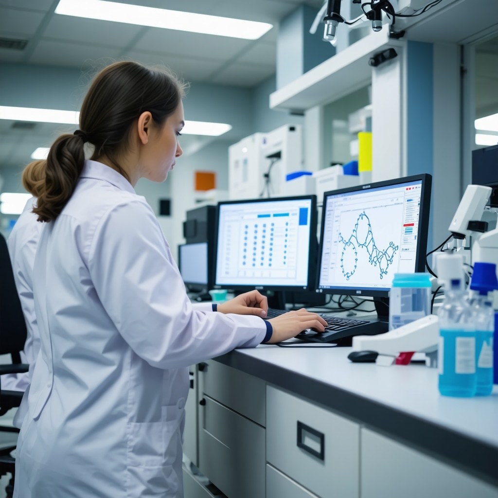 Genetic testing laboratory focusing on personalized weight loss treatment strategies.
