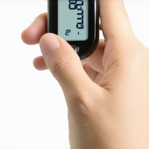 Person analyzing glucose monitor data for tailored weight loss adjustments