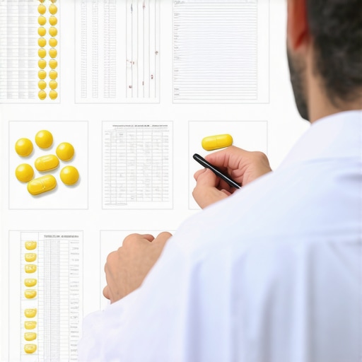 Doctor reviewing charts for customized Tirzepatide therapy.