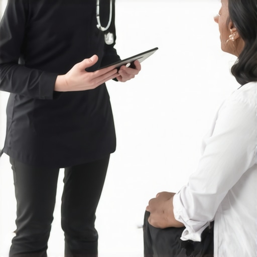 Doctor consulting patient on personalized Tirzepatide treatment plan.