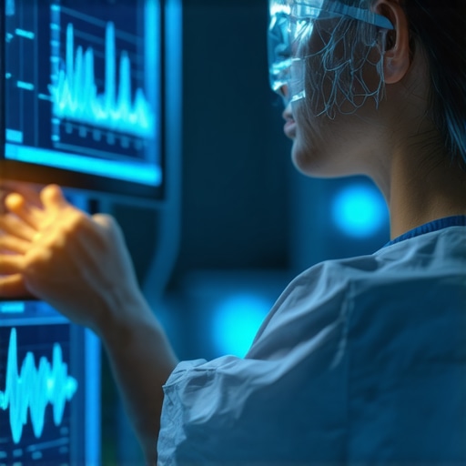 Medical professional analyzing genetic and digital health data for personalized weight management