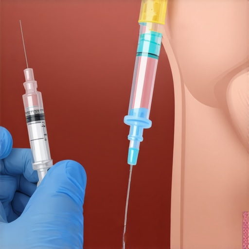 Person administering a GLP-1 injection into their abdomen with correct technique and site rotation