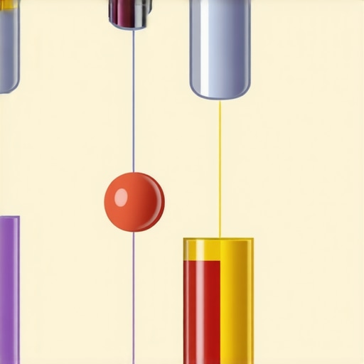 Illustration of semaglutide molecule with personalized dosing chart