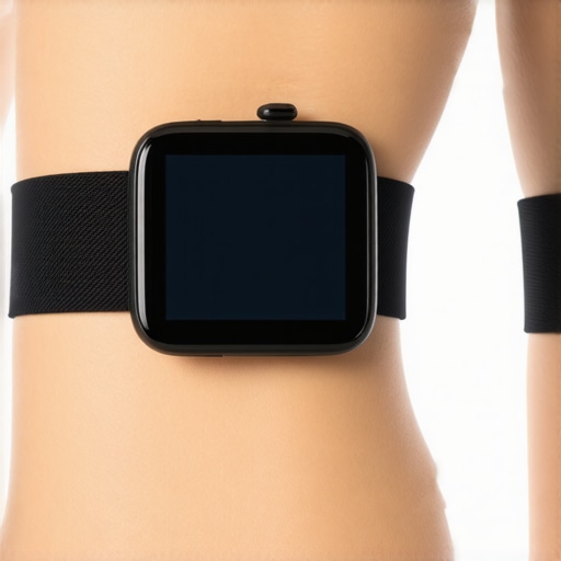 A futuristic wearable device tracking health metrics for personalized weight loss