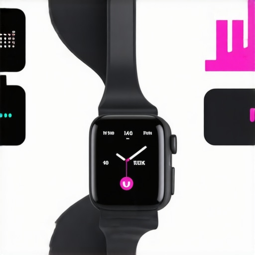 Futuristic digital health devices and wearable sensors monitoring weight loss and health metrics