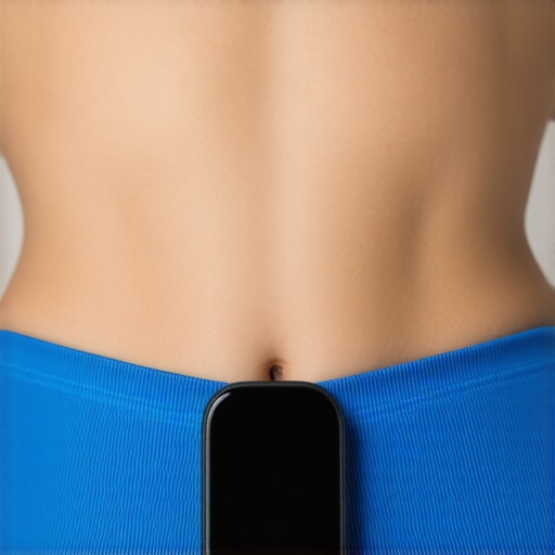 A person wearing a high-tech biosensor device tracking health metrics for optimized weight loss.