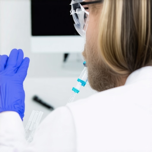 Medical professional reviewing long-term weight management plans with injectable medications in a clinical setting.