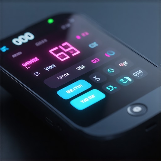 Futuristic medical device displaying patient health data for weight loss optimization