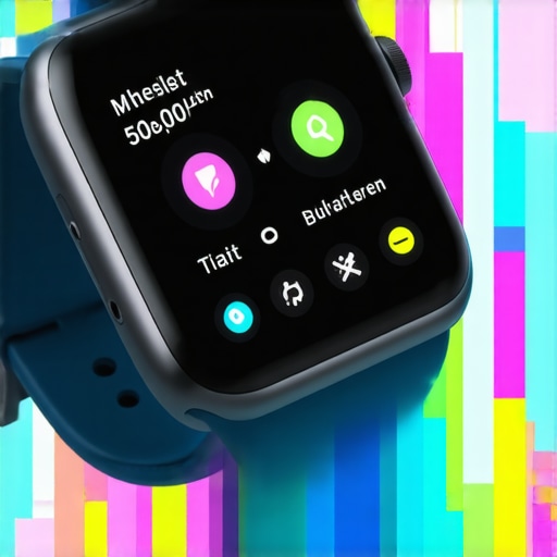 Wearable health tech tracking weight and vital signs in a high-tech environment