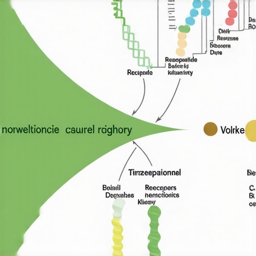 Illustration of genetic variations affecting Tirzepatide response and personalized weight management strategies.