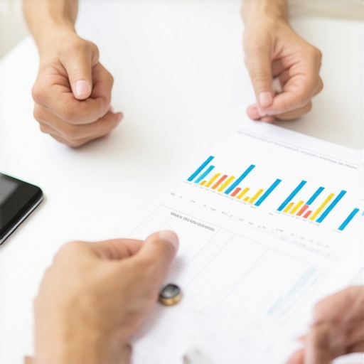 Doctor analyzing data charts for long-term semaglutide weight loss management