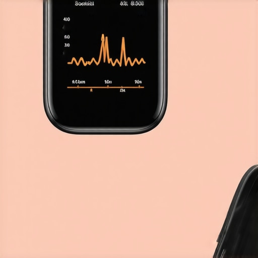 High-tech wearable health device showing real-time metabolic data in a clinical environment