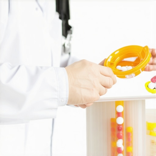 Healthcare professional demonstrating correct storage practices for injectable weight loss medication.