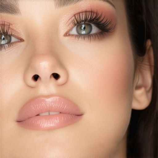 A medical professional performing ultrasound-guided facial injections using micro-needles for precision