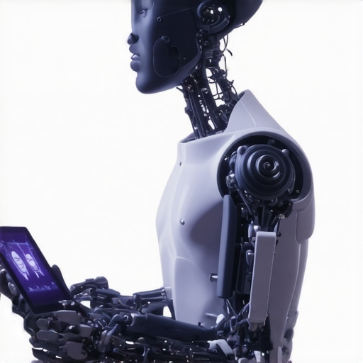 Futuristic AI system analyzing health data for personalized weight loss plans with wearable devices in a high-tech setting