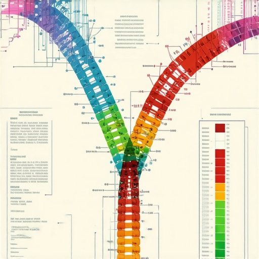 Illustration showing biomarker testing and genetic analysis in personalized weight loss therapy