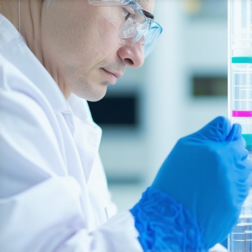 Scientist analyzing genetic markers in a laboratory to tailor Tirzepatide treatment for weight loss