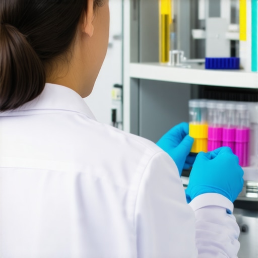 Laboratory technician analyzing DNA samples for personalized weight management