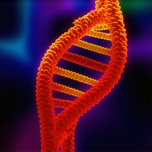 DNA helix and gut microbiome illustration highlighting personalized weight management strategies.