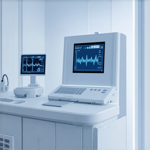 Modern clinic with AI and genetic testing tools for personalized weight management