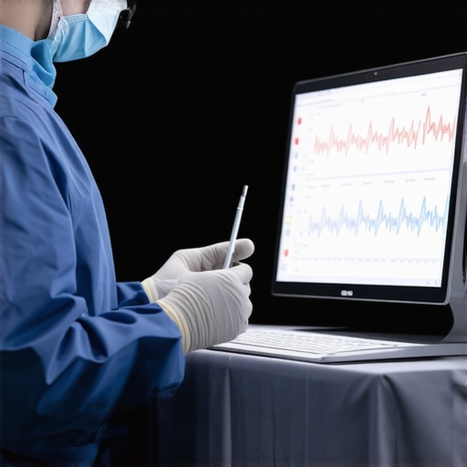 Monitoring Long-Term Semaglutide Use with Digital Tools Doctor reviewing patient data from digital health devices for long-term Semaglutide safety