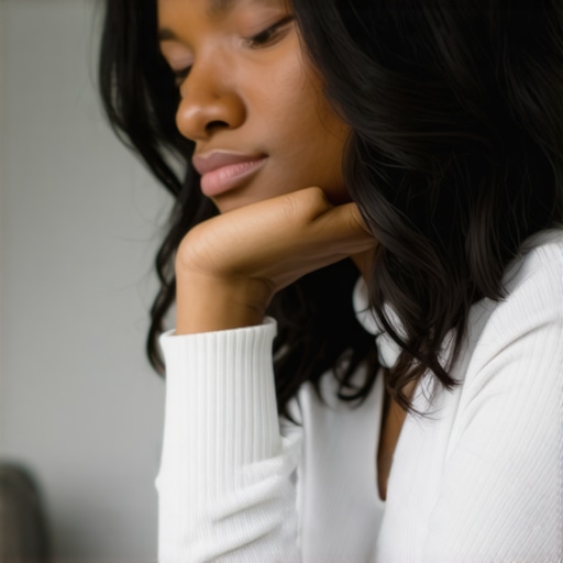 Person thinking about health risks of weight loss drugs.