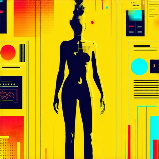 Illustration of advanced healthcare technology and AI tools for weight management