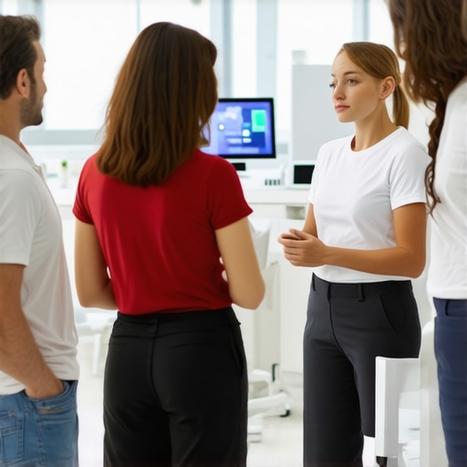 Future of Weight Loss Treatments Modern medical consultation with advanced weight management technology