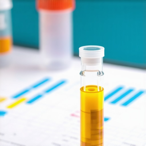 Laboratory with Semaglutide vials and market trend charts