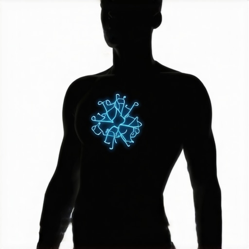 The Future of Personalized Weight Loss Technologies Illustration of advanced wearable devices and biotech solutions for tailored weight management